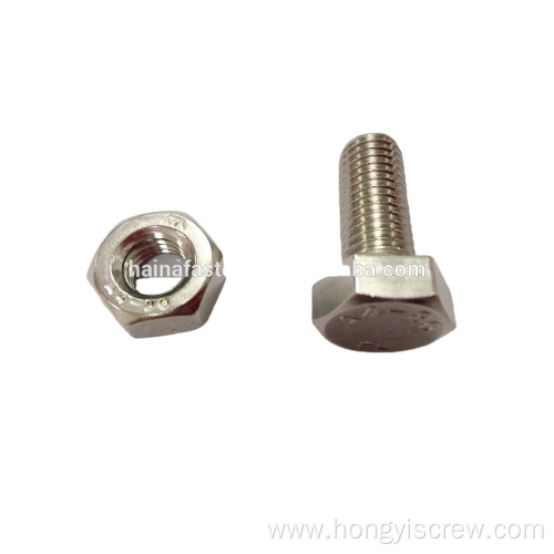 High Tensile Steel Hexagon Bolts With Hex Nut